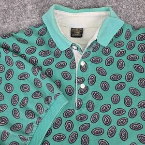Brooks Brothers Mint Green Patterned Polo